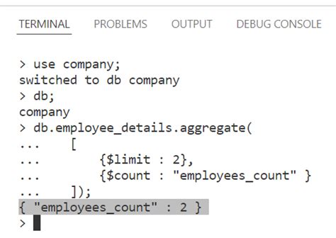 mongodb limit aggregate|$limit (aggregation) .